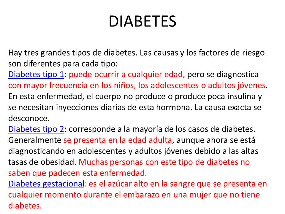 factores de riesgo y causas de diabetes factores de riesgo y causas de diabetes